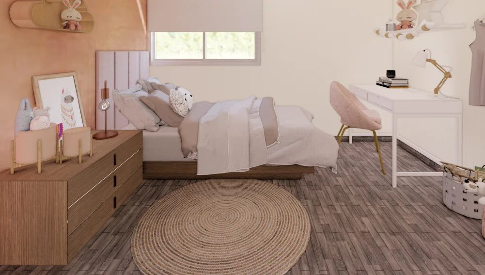 Imagen del proyecto de diseño y decoración de habitación infantil realizado por el estudio de arquitectura